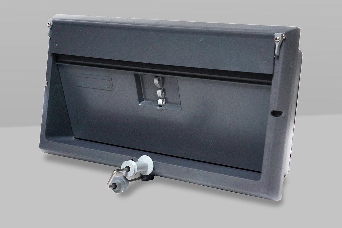 Plastová vzduchotechnická klapka 650 x 275 mm